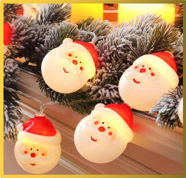 Christmas Light    String Series- Cartoon Santa Claus