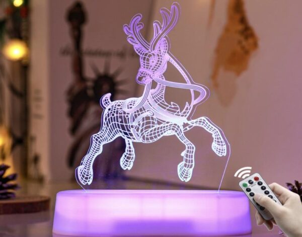 3D Elk Ornament