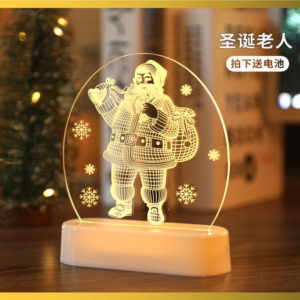 3D old man ornaments