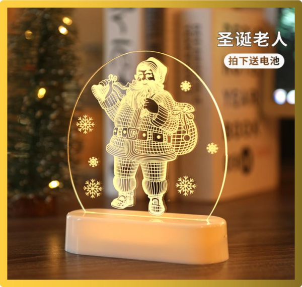 3D old man ornaments