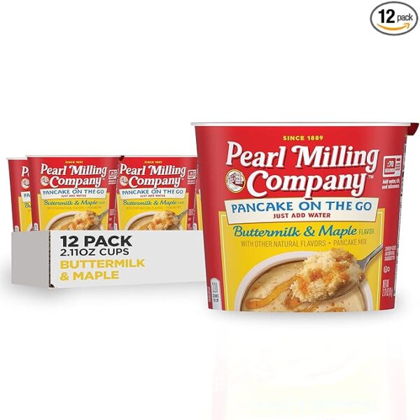 Pearl Milling Company Pearl Milling Company, Pancake Cups, Maple Syrup, 2.11 Ounce (Pack of 12)