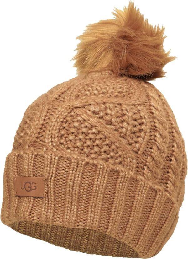 UGG Women's Cable Beanie with Pom - Image 3